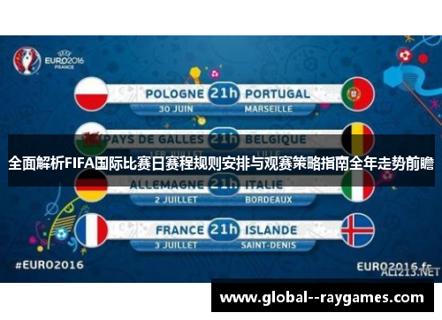全面解析FIFA国际比赛日赛程规则安排与观赛策略指南全年走势前瞻